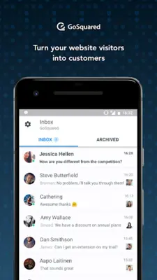 Inbox - Live Chat by GoSquared android App screenshot 3